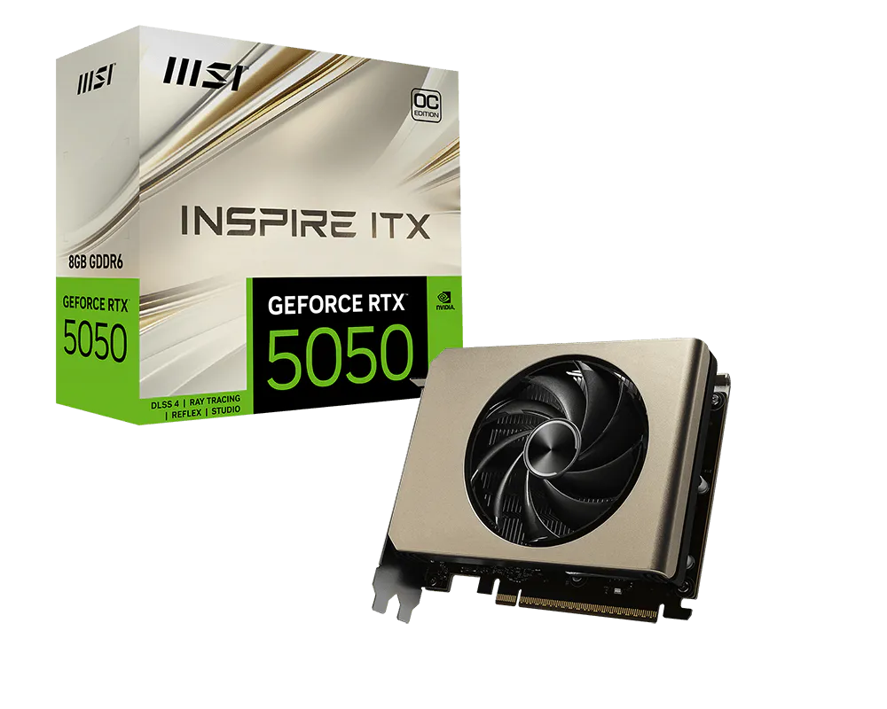MSI GeForce RTX 5050 8G INSPIRE ITX OC